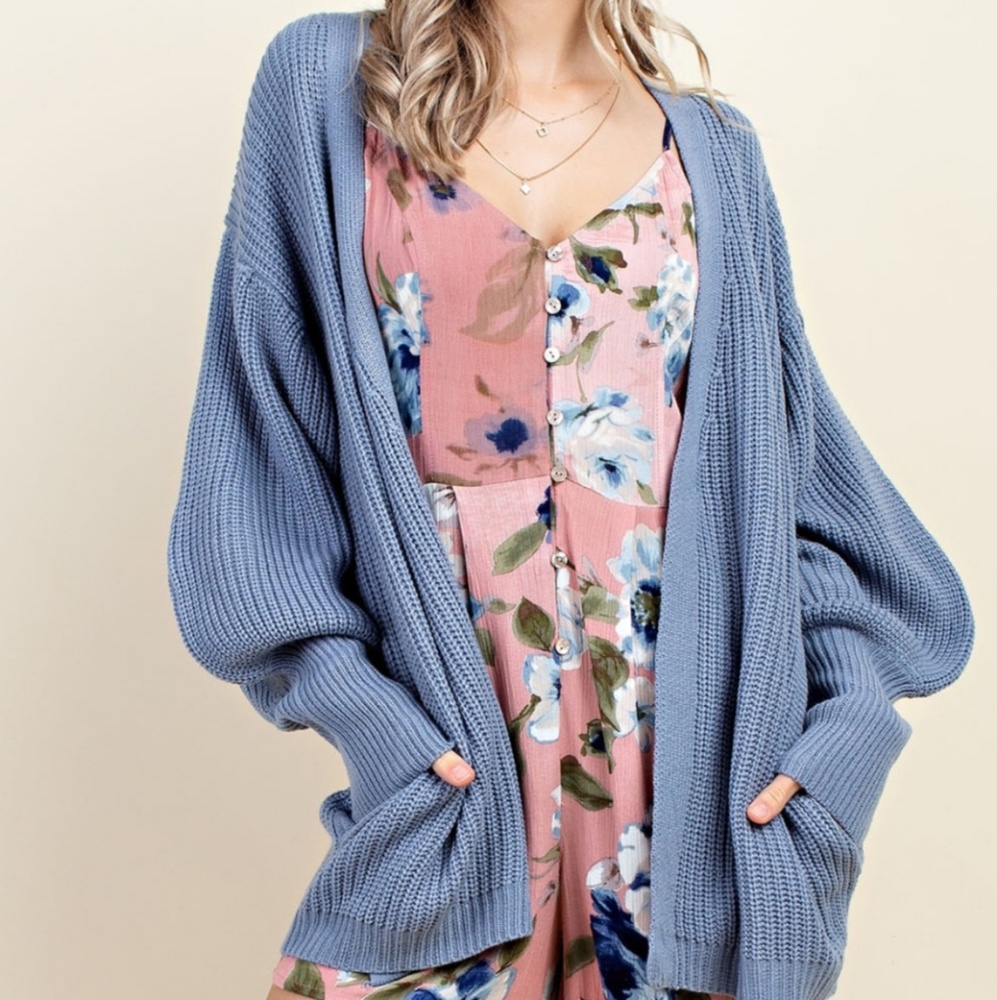 Steel Blue Sweater